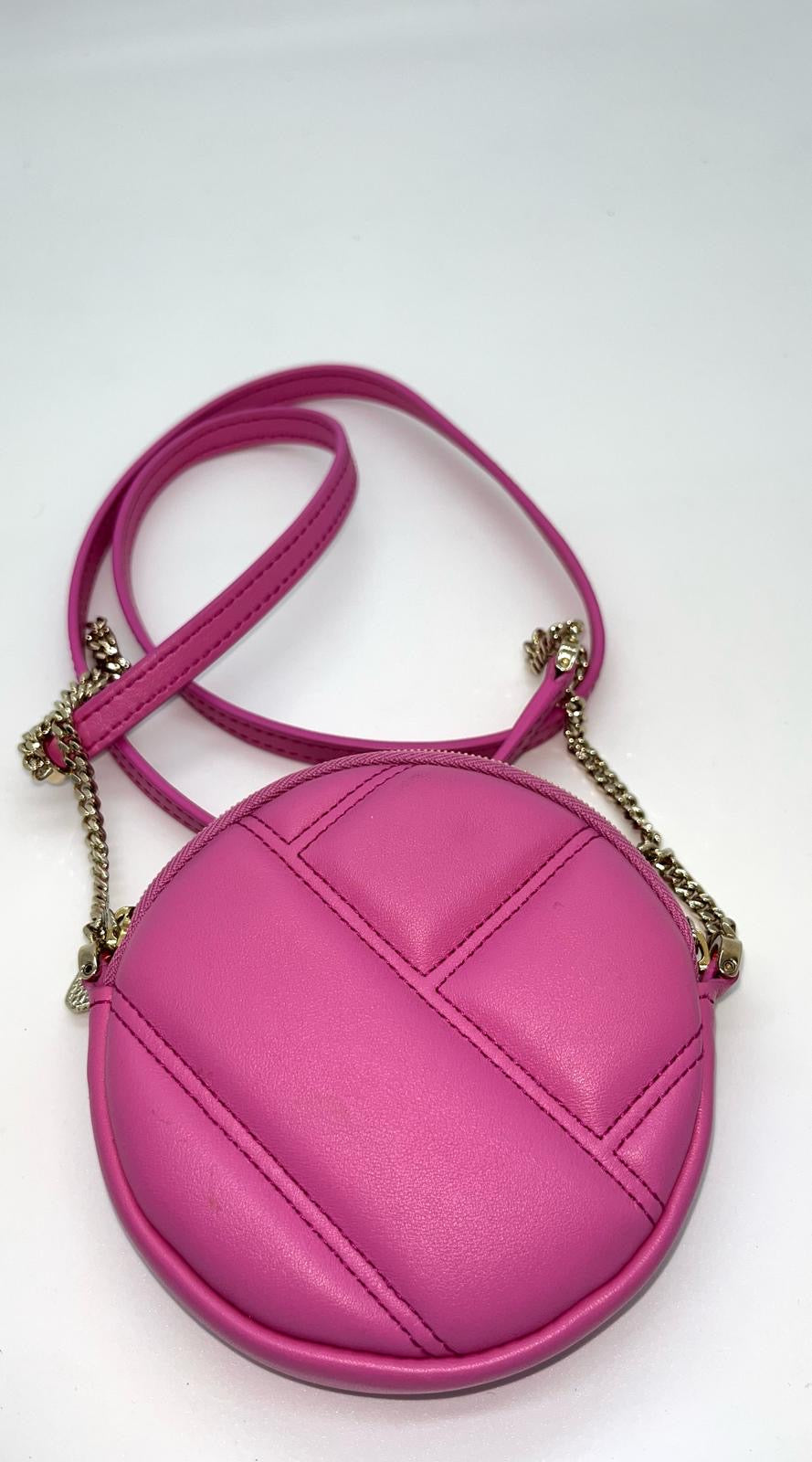 BVlgari Round Micro Tracolla Rosa