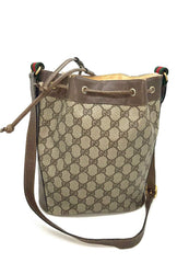 Gucci borsa a tracolla ophidia bucket in tela