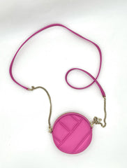 BVlgari Round Micro Tracolla Rosa